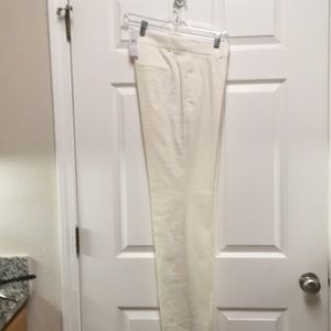 👖 Linen Pants,Cream,size-4, Lined